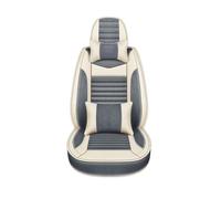 NYSAASDST Car Seat Cover Sets For BMW For G30 All Model For X3 X1 X4 X5 X6 Z4 E60 E84 E83 E70 F30 F10 F11 F25 F15 F34 E46 E90 E53 G30 E Car Seat Cover Linen Fiber(Grey pllw)