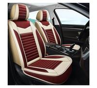 NYSAASDST Car Seat Cover Sets For BMW For G30 All Model For X3 X1 X4 X5 X6 Z4 E60 E84 E83 E70 F30 F10 F11 F25 F15 F34 E46 E90 E53 G30 E Car Seat Cover Linen Fiber(Red)