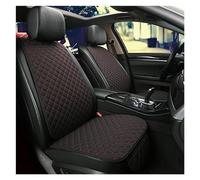 NYSAASDST Car Seat Cover Sets Linen Car Seat Cover Seat Cushion For SUBARU For Forester For Outback XV For Impreza BRZ Car Seat Protectors(Black Red 4pcs)