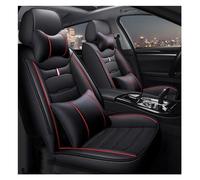 NYSAASDST Car Seat Cover Sets Universal Car Seat Cover For HYUNDAI For Genesis For Venue For Terracan For Ioniq For Accent Accessories Interior Seat Protector Cover(Luxury Black Red 5 Seat)