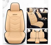 NYSAASDST Car Seat Covers Set For Dacia For Duster For Sandero For Stepway 2021 For Logan Seat Protector(Beige)