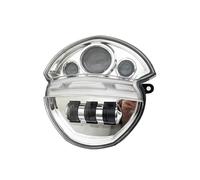 NYSAASDST Motorcycle Spotlights Motorcycle Headlight For Ducati For Monster 696 695 795 796 1100 1100S M1000 Front Headlights LED Head Lamp Assembly Complete 100W Front Headlight(Chrome)