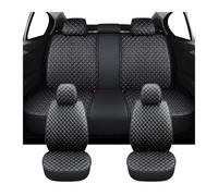 NYSAASDST Non-Slip Car Seat Cushion For A6 For Avant 4f C5 C6 C7 A7 Q3 Q2L Q5 A3 8P A4 B6 B8 B7 Q7 Car Seat Covers(Black white)