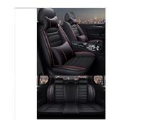 NYSAASDST Non-Slip Car Seat Cushion For Fiesta For Fusion For Mondeo For Taurus Universal Leather Car Seat Cover(Black Red+cushion)