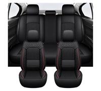 NYSAASDST Non-Slip Car Seat Cushion For Fusion For Mondeo MK5 Universal Leather Full Set Car Seat Covers Accessories(Black)