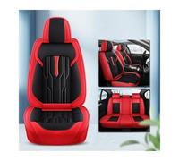 NYSAASDST Non-Slip Car Seat Cushion Universal Car Seat Covers For VW For Polo For Atlas For Jetta For Bora For Eos For Sharan(Black Red 4pcs)