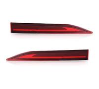 NYSAASDST Rear Brake Light 1 Pair LED Rear Bumper Light For Toyota For Yaris For Ativ Dynamic Turn Signal Lamp Stop Brake Warning Lamp Reflector 12V(Red Shell)