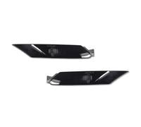 NYSAASDST Rearview Mirror Turn Signal Light Front Bumper Side Marker Indicator Light Housing Shells For Mazda For RX-8 2004-2008 Turn Signal Parking Car Accessories(Smoked Lens)