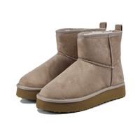 NYSBH Pallene Winter Plush Lining Women's Ankle Boots Thick Bottom Leisure Snow Boots Fluffy Warm Comfy Outdoor Cotton Boots For Women