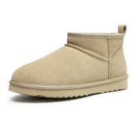 NYSBH Winter Fur Snow Boots Women Classic Thick Sole Outdoor Fuzzy Suede Mini Boots Women Wool Boots Fluffy Boots