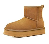 NYSBH Winter Mini Snow Women Plush Lined Warm Suede Snow Boots Comfy Fuzzy Boots Fur Home Ankle Boots Lady Snow Boot