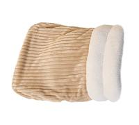 NYSBH Winter Warm Cat Cave Bed - Self-Warming Enclosed Sleeping Bag Fleece Liner Hidden Tunnel, Anxiety Relief Kittens