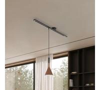 NYSCR Ceiling Rail for Lamp 360° Rotation Adjustable Position for Chandelier Installation Multiple Indoor Chandeliers like Vertigo Includes 3 Track Heads