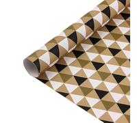 NYSDM 10 Sheets Handmade DIY Gift Wrapping Paper 50x70cm Brown Kraft Merry Christmas Birthday Party Present Packaging Paper