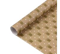 NYSDM 10 Sheets Handmade DIY Gift Wrapping Paper 50x70cm Brown Kraft Merry Christmas Birthday Party Present Packaging Paper