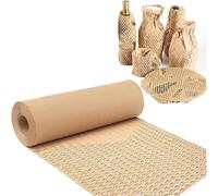 NYSDM 1Roll Honeycomb Packing Paper Wrap Roll Gift Packing Paper Roll