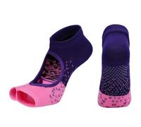 NYSDM 2 pairs of Toeless Non Slip Grip Women Socks for Yoga Barre Pilates Fitness Gym Sports Anti Slip Dance Woman Socks