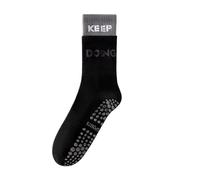 NYSDM 2 Pairs of Yoga Socks Female Medium Length Pure Cotton Anti Slip Silicone Indoor Pilates Women's Sports Sock