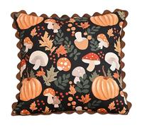 NYSDM 45x45cm Halloween Day of The Dead Pumpkin Printed Cushion Cover Pillowcase Festive Atmosphere Home Throw Pillow Covers