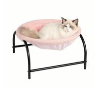 NYSDM Alloy Steel Pet Hammock Bed Cats Dogs Stable Detachable Whole Wash Breathable Fabric Indoor/Outdoor Comfort with Sunken