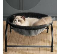 NYSDM Alloy Steel Pet Hammock Bed Cats Dogs Stable Detachable Whole Wash Breathable Fabric Indoor/Outdoor Comfort with Sunken