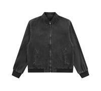 NYSDM Clean Fit Vintage Workwear Denim Jacket Autumn/Winter Men's Washed Collar Jacket Loose-Fit Pilot Jacket