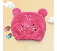 NYSDM Cute Cartoon Animal Child Hair Towel Cap Drying Hat Quick-Dry Microfiber Super Absorption Twist Kid Bath Hat Bathroom