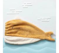 NYSDM Cute Shark Quick Drying Hair Towel Bath Hats for Women Dry Cap Soft for Lady Turban Kid Adult Shark Dry Cap