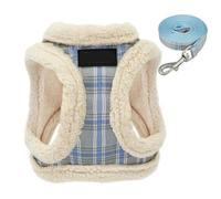 NYSDM Dog Cat Harness Vest No Pull Padded Pet Chihuahua Puppy Harness Leash Set Adjustable For Small Medium Dogs French Bulldog