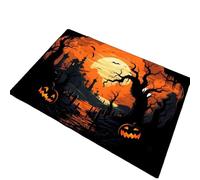 NYSDM Halloween Cartoon Funny Carpet Home Decor Soft And Absorbent Floor Mat At The Entrance Anti-Slip For The Bathroom