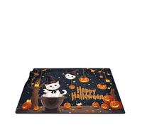 NYSDM Halloween Cartoon Funny Carpet Home Decor Soft And Absorbent Floor Mat At The Entrance Anti-Slip For The Bathroom