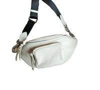 NYSDM Leather Shoulder Crossbody Waist Bag Fashionable and Versatile Small Advanced Sense Trendy Chest