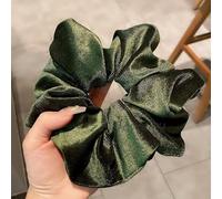 NYSDM Oversize Black Velvet Scrunchies Hair Ties Women Girls Solid Rubber Big Elastic Bands Rope Ponytail Accessories Winter