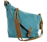 NYSDM Retro Vintage Men's canvas leather Shoulder Bag Messenger Bag Sling male Cross-body