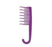 NYSDM Versatile Detangling Comb with Wide & Fine Teeth Curved Handle Nylon Bristles All Hair Types for Wet or Dry Styling