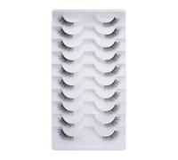 NYSDM Wispy Half Eyelash Fluffy False Eyelashes Full Natural Long Mink Lashes Extension Makeup Handmade Cat Eye Faux Cils