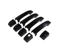 NYSFGOFJGOM #059R 9PCS Car Exterior Door Handles Trim for Range for Rover Executive Edition 2002-2009 2010 2011 2012 Black Vehicle Handle Door Handle Cover