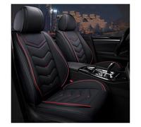 NYSFGOFJGOM Car Seat Covers For Jazz For CR-V For Civic For HR-V For Accord E ZR-V Leather Car Seat Covers Full Set Universal Car Seat Cover Set(Black)