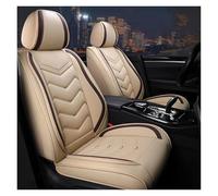 NYSFGOFJGOM Car Seat Covers For Jazz For CR-V For Civic For HR-V For Accord E ZR-V Leather Car Seat Covers Full Set Universal Car Seat Cover Set(Beige)