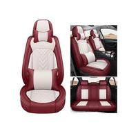 NYSFGOFJGOM Car Seat Covers For SEAT For Leon For Arona For Ateca All Models Accessories Universal Lumbar Support Car Seat Covers(Wine Red B)