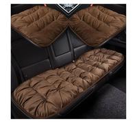 NYSFGOFJGOM Car Seat Covers For SUBARU For Legacy For WRX For Liberty Accessories Universal Style Car Seat Cover Winter Cushion(Coffee)