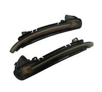 NYSFGOFJGOM Car Turn Signal 2pc Dynamic Mirror Blinker LED Turn Signal For A6 C7 4G S6 2013 2014 2015 2016 2017