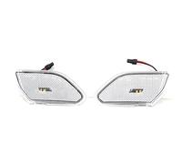 NYSFGOFJGOM Car Turn Signal LED Signal Lamp Car Accessories Front Mudguard Side Marker Light For Jeep For Wrangler JL 2018 2019 2020 2021 2022(Clear Shell)
