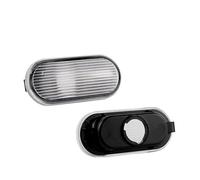 NYSFGOFJGOM Side Indicator 2PCS Car Turn Signal Side Marker Light Lamp Cover Shell Housing Left&Right For C-Max For Fiesta For Focus For MK2 For Fusion For Galaxy Turn Singal Light(Clear)