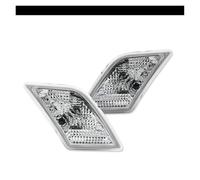 NYSFGOFJGOM Side Indicator 2pcs Clear Lens Front Sidemarker Light Housing Kit For 2008-2011 For Mercedes For Benz W204 C-Class C300 / C350 / C63 For AMG Turn Singal Light(Clear Lens)