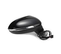NYSFGOFJGOM Side Indicator Auto Left Right Side Power Heated Fold Turn Signal 8 9 13 Wires Side Mirror Assembly For VW For CC 2019 2020 Turn Singal Light(13 Wires Black R)