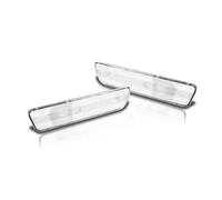 NYSFGOFJGOM Side Indicator For Mustang 2005 2006 2007 2008 2009 Car Rear Side Marker Indicator Light Cover Shells Smoked/Clear/Red Lens Turn Singal Light(Clear)
