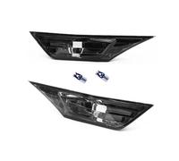 NYSFIFHSKFH 2Pcs Smoked Car Side Markers Lens Switchback Signal Lights Lamp For Civic X 16-18 10th Gens Blinker Corner Parking Light Car Turn Signal Lights(Smoked WithBulbs)