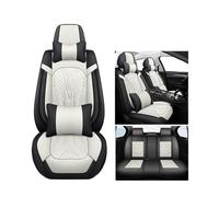 NYSFIFHSKFH Car Seat Covers For Toyota For Corolla For Camry For Land For Cruiser 100 Interior Accessories Durable Car Seat Covers Front Rear Seat Protectors(White-A)