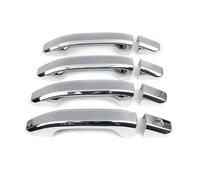 NYSGMVBDOFH Car Exterior Door Handle Covers Chrome 8pcs Set for Chevy for Silverado 1500 2500 3500 for GMC 2014 2015 2016 2017 2018 2019 Outer Door Handle(Black)